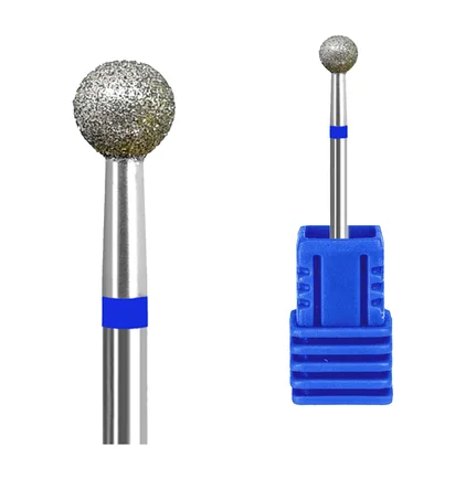 Diamond Drill Bit Kraken Nails, ball, with blue notch, 6.0×5.7 mm