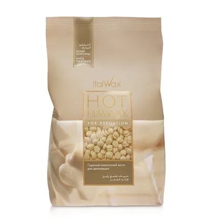 Gorący wosk w granulkach Italwax, White Chocolate, 1 kg