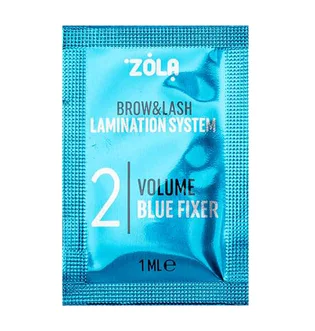 Засіб для ламінування ZOLA Color Lab #2 Volume Blue Fixer, саше, 1 мл