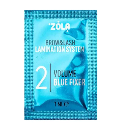 Засіб для ламінування ZOLA Color Lab #2 Volume Blue Fixer, саше, 1 мл
