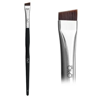 Pędzelek OKO Lash&Brow Black Edition, duży, skośny №1