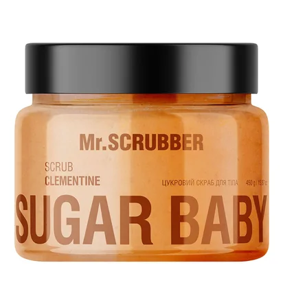 Sugar Body Scrub Mr.Scrubber Sugar Baby, Clementine, 450 g