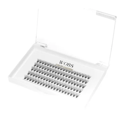 Sztuczne kępki rzęs WoBs Crease Cross 20D, grubość 0.07, długość 8 mm, 100 szt