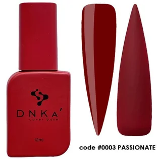 Камуфлирующая база для ногтей DNKa' Cover Rubber Base French #0003 Passionate, 12 мл