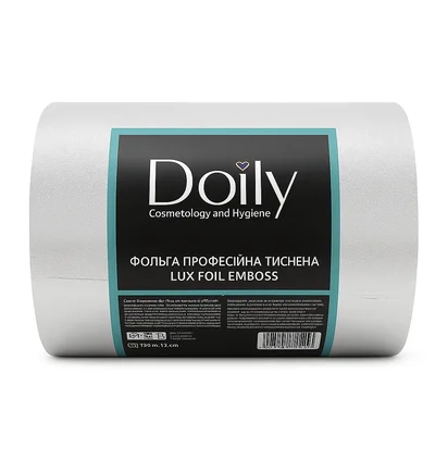 Алюмінієва фольга для фарбування Doily Lux Foil Emboss, 0.12×100 м