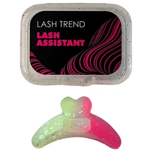 Асистент-помічник для нарощування вій Lash Trend, рожево-зелений
