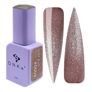 Гель-лак для нігтів DNKa' Gel Polish Cat Eye #0008, 12 мл
