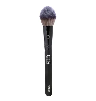 Powder, Blush and Sculpting Brush CTR W0647, taklon hair, black