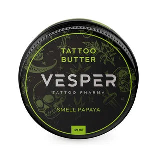 Masło-olejek do tatuażu Vesper, Papaya, 50 ml