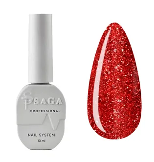 Світловідбиваючий гель-лак SAGA Professional Fiery Gel #03, 10 мл