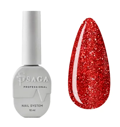Світловідбиваючий гель-лак SAGA Professional Fiery Gel #03, 10 мл