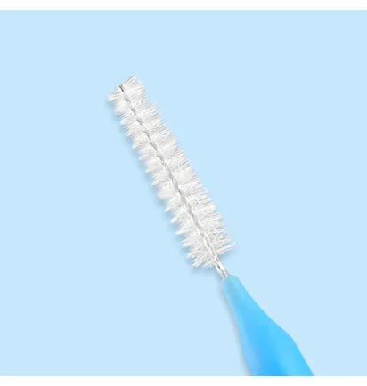 Щіточка для брів і вій Baby Brush, синя, 1.2 мм, 1 шт