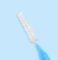 Щіточка для брів і вій Baby Brush, синя, 1.2 мм, 1 шт