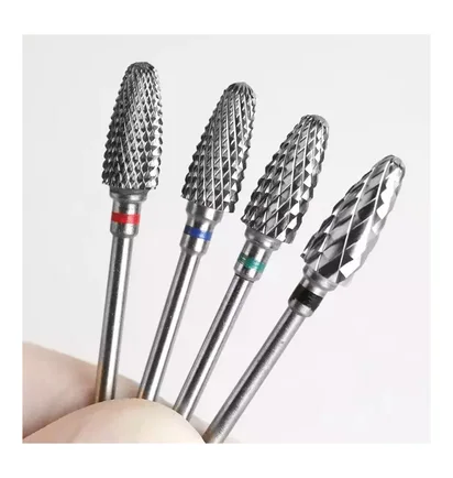 Твердосплавная фреза Kraken Nails, конус, красная, 5 мм