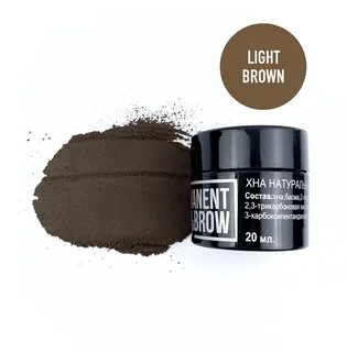Brow Henna Permanent Lash&Brow, Warm light brown #1, 20 g