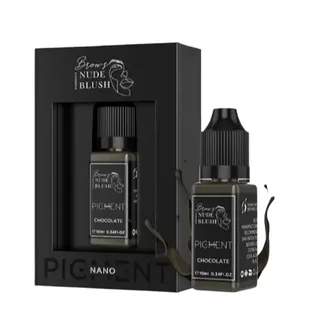 Permanent Makeup Pigment Nude Blush Brows Nano, Chocolate, 10 ml