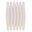 Adhesive Abrasive Nail File Refill, for diamond-shaped base, 178×30 mm, 240 grit, grey, 50 pcs