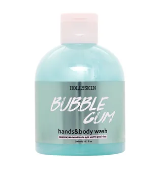 Зволожуючий гель для миття рук та тіла HollySkin Bubble Gum, 300 мл