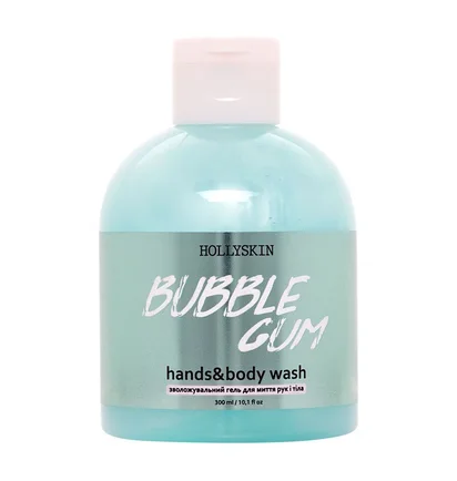 Зволожуючий гель для миття рук та тіла HollySkin Bubble Gum, 300 мл