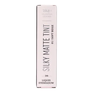 Liquid Eyeshadow ZOLA x Valentina Lelyukh Silky Matte Tint, Soft Beige #01