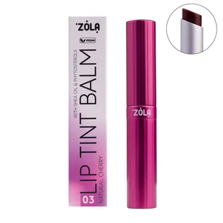 Відтінковий бальзам для губ ZOLA Lip Tint Balm, Cherry Natural #03, 3 г