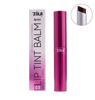 Tinted Lip Balm ZOLA, Cherry Natural #03, 3 g