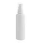 Plastic Bottle, white, with white dispenser, 100 ml