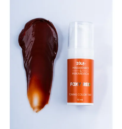 Тонирующая краска для бровей ZOLA x Makarenko, Foxy Red, 10 мл