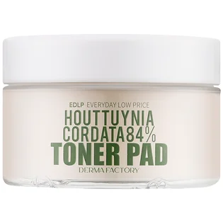 Тонер-диски для обличчя Derma Factory Houttuynia Cordata 84% Toner Pad, 150 мл