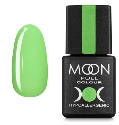 Гель-лак Moon Full Neon #701, светло-салатовый, 8 мл