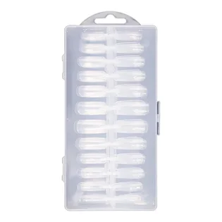 Gel Tips, clear, Square, 240 pcs