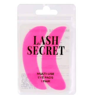 Многоразовые силиконовые патчи Lash Secret, малиновые, 1 пара