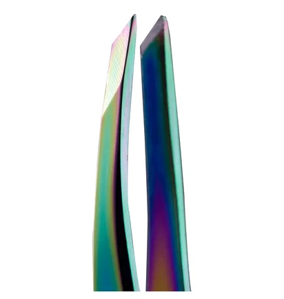 Angled Brow Tweezers ZOLA, Rainbow