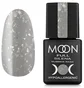 Kolorowa baza Moon Full Silena #2037, jasnoszara ze srebrną folią, w słoiczku, 8 ml