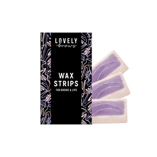 Воскові смужки для брів та обличчя Lovely Brows Wax Strips, 16 шт