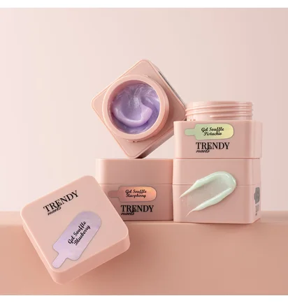 Гель-суфле для моделювання Trendy Nails Souffle Gel, Bubblegum, HEMA/TPO free, 15 мл