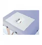 Серветки для масажного столу з отвором Polix Pro&Med, спанлейс, 40×35 см, 50 шт