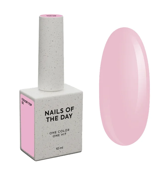 Топ для нігтів без липкого шару Nails Of The Day Color Top #02, 10 мл