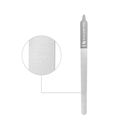 Laser Drop Straight Nail File Staleks Expert 11, 155 mm