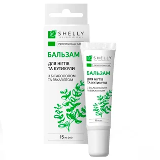 Зміцнюючий бальзам Shelly For Professionals для нігтів з бісабололом та евкаліптом, 15 мл