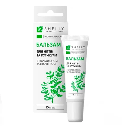 Strengthening Nail Balm Shelly, with bisabolol and eucalyptus, 15 ml