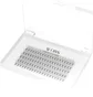 False Cluster Lashes WoBs Crease Cross 10D, thickness 0.07, length 12 mm, 100 pcs