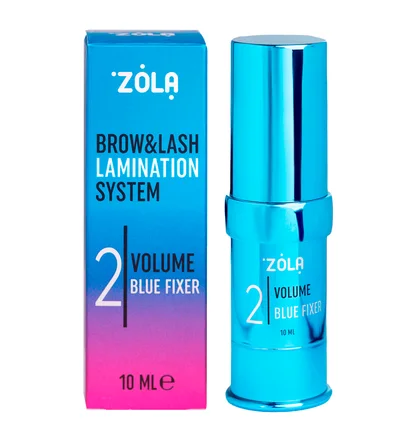 Средство для ламинирования ZOLA #2 Volume Blue Fixer, 10 мл