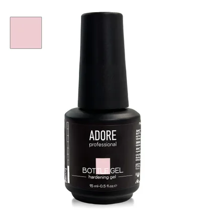 Strengthening Camouflage Gel Adore Professional Bottle Gel Milky Pink, 15 ml