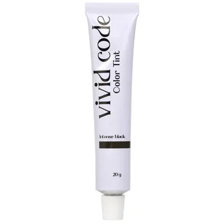 Фарба для брів та вій Vivid Code Color Tint, Intense Black, 20 г