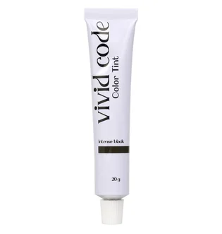 Фарба для брів та вій Vivid Code Color Tint, Intense Black, 20 г