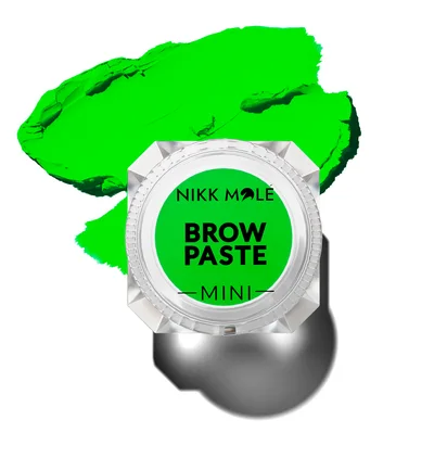 Паста для брів Nikk Mole Brow Paste Mini, Зелена, 3.5 г