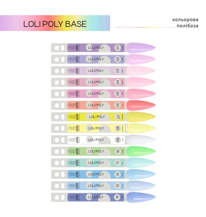 Кольорова полібаза для дизайну нігтів Adore Professional Loli Poly Base №07 Banana, 15 мл