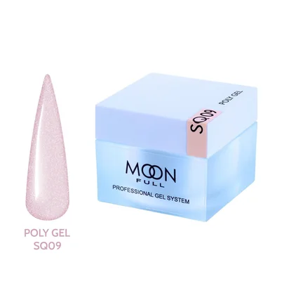 Poligel Moon Full do przedłużania paznokci #SQ09, 30 ml