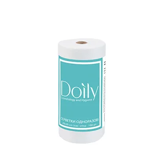 Disposable wipes Doily, mesh, in roll, 20×20 cm, 100 pcs